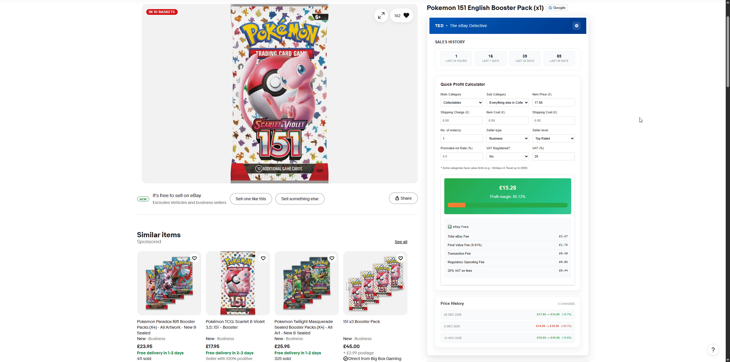 TED — The eBay Detective demo